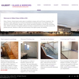 Website Design Toronto - Gilbert Glass